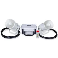 FOXPRO Snow Pro Electronic Snow Goose Game Call with 2 External Speakers and Remote White