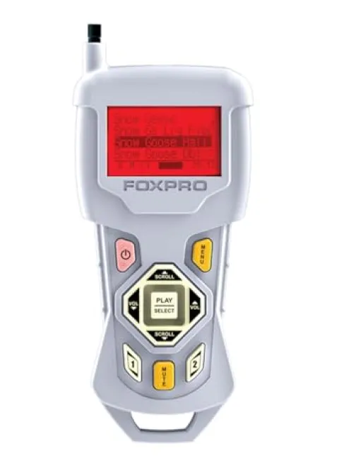 FOXPRO Snow Pro Electronic Snow Goose Game Call with 2 External Speakers and Remote White