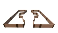 Frame It All Classic Sienna Walk-Through Inner Roboto Raised Garden Bed 14′ x 16′ x 16.5