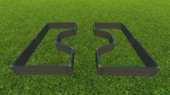 Frame It All Weathered 2″ Tool Free Full Hex Inner Walk-Through 2 LVL Weathered Wood 2