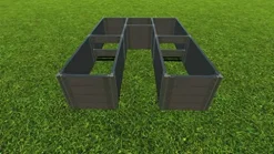 Frame It All Weathered 2″ Tool Free Slim U-Shaped Walk-in 4 LVL Cumberland Weathered Wood 2