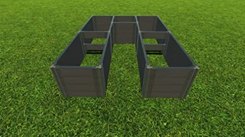 Frame It All Weathered 2″ Tool Free Slim U-Shaped Walk-in 4 LVL Cumberland Weathered Wood 2