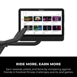 freebeat. Exercise Bike Mist Gray