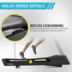 FreeMotion T10.9 Reflex Exercise Treadmill Black Silver
