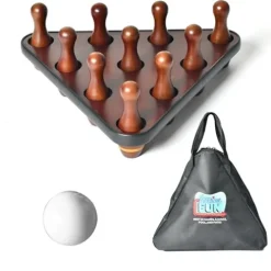 Freetime Fun 12 FT Shuffleboard Table Rustic Oak