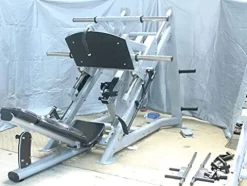 French Fitness 45 Degree Linear Leg Press Silver