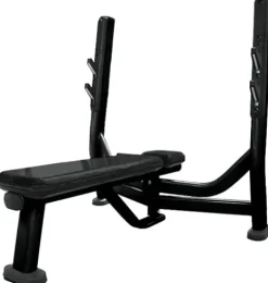 French Fitness FFB Black Olympic Flat Bench Press