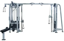 French Fitness FFS Silver 5 Stack Multi Jungle Gym Home Gym