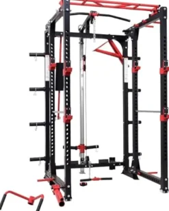 French Fitness Folding Cable Power Rack/Cage