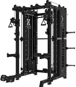 French Fitness FSR100 Commercial Functional Smith Rack System Home Gym