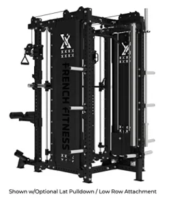 French Fitness FSR100 Commercial Functional Smith Rack System Home Gym