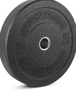 French Fitness Olympic Bumper Plate Set 380 lbs New