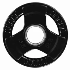 French Fitness Olympic Weight Plate Set 350 lbs Rubber Grip