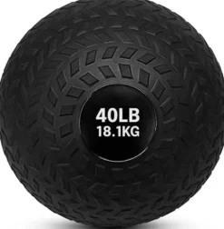 French Fitness PVC Slam Ball Set of 10 (5 to 50 lbs) (New) Black