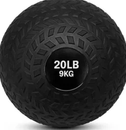 French Fitness PVC Slam Ball Set of 10 (5 to 50 lbs) (New) Black