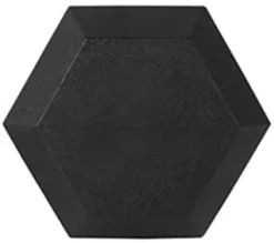 French Fitness Rubber Coated Hex Dumbbell Set 5-50 lbs (New)