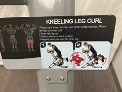 French Fitness Tahoe P/L Iso Lateral Kneeling Leg Curl (New)