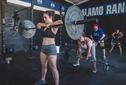 Fringe Sport 300lb Garage Gym Package with Bar & Bumper Plates Set