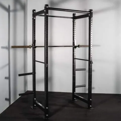 FringeSport Floor-Mounted Power Cage for Weightlifting & Pullups