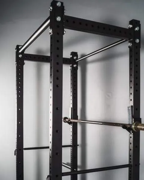 FringeSport Floor-Mounted Power Cage for Weightlifting & Pullups