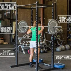 FringeSport Free Standing Squat Cage Black