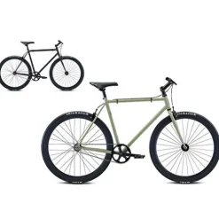 FUJI Declaration Urban/Single Speed Bike 2022 (55 cm) Khaki Green