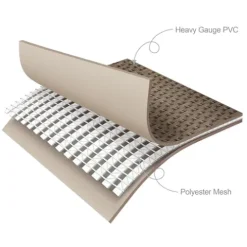 Funsicle Durable Rectangular Pool Cover for Oasis and Activity Pools Gray