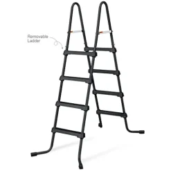 Funsicle Oasis Designer Above Ground Pool Dark Herringbone