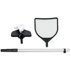 Funsicle Oasis Designer Above Ground Swimming Pool Set Dark Herringbone Gray