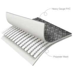 Funsicle Oasis Designer Above Ground Swimming Pool Set Dark Herringbone Gray