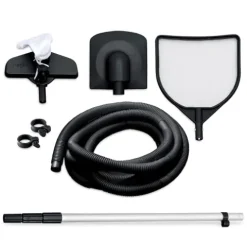 Funsicle Oasis Designer Rectangular Frame Above Ground Swimming Pool Dark Chevron Rattan