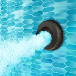 Funsicle Oasis Oval Above Ground Pool with Filter Pump, Cartridge, and Ladder Dark Herringbone