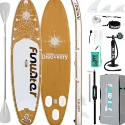 FunWater Inflatable Ultra-Light SUP Light Brown