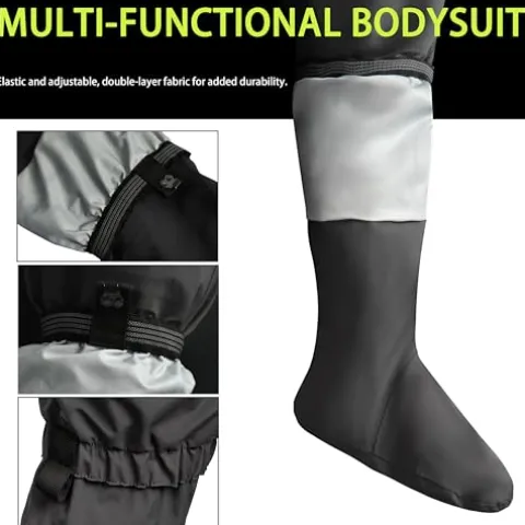 FWG Men’s Pro Dry Suit Waterproof Breathable Durable Grey X-Large