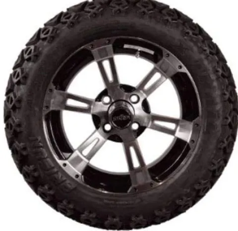 3G 6″ Deluxe Lift Kit Combo with 14″ Colossus for Club Car Precedent Golf Carts