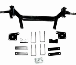 3G 5″ Lift Kit Combo for EZGO TXT Electric Golf Carts 2002-2010 with 10″ Wolverine