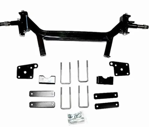 3G 5″ Lift Kit Combo with 14″ Colossus for EZGO TXT Electric Golf Carts 2002-2010