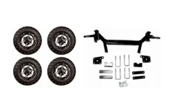 3G 5″ Lift Kit Combo with 10″ Flash for EZGO TXT Electric Golf Carts 2002-2010
