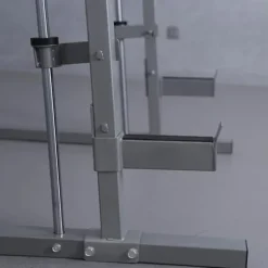 G FASHION STYLE Smith Machine with Linear Bearings and 7° Angle Barbell Silver Gray