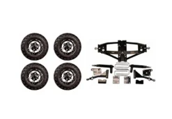 3G Lift Kit Combo for Club Car Precedent Golf Carts with 10″ Flash Wheels & Tires