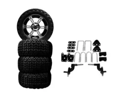 3G Lift Kit Combo for EZGO RXV Golf Carts 2008-2013.5 with 12″ Colossus Wheels