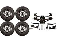 3G Lift Kit Combo with 12″ Colossus for Club Car DS Golf Carts 1984-2003