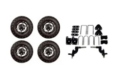 3G Lift Kit Combo with 10″ Flash Wheels & Tires for EZGO RXV Golf Carts 2008-2013.5