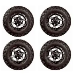 3G Lift Kit Combo with 10″ Flash Wheels & Tires for EZGO RXV Golf Carts 2008-2013.5