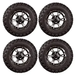 3G Lift Kit Combo with 12″ Flash Wheels for Club Car Precedent Golf Carts 2004+