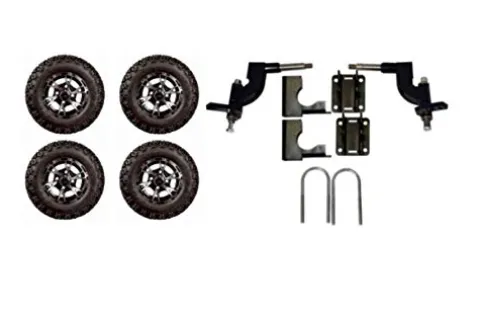 3G Lift Kit Combo with 10″ Flash for EZGO RXV Golf Carts 2013.5+