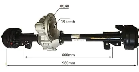 3G Rear Differential Conversion Kit for EZGO TXT Golf Carts 1994+
