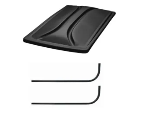 3G Universal 80″ Black Extended Roof Kit for EZGO TXT Golf Carts 1994+