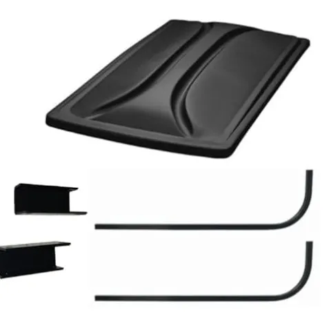 3G Universal 80″ Black Roof Kit for Club Car DS Golf Carts 1976-1999