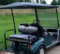 3G Universal 80″ Black Roof Kit for Club Car DS Golf Carts 1976-1999